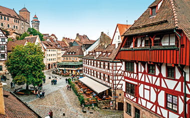 The half-timbered architecture of Nuremberg The half-timbered architecture of Nuremberg
